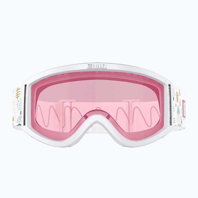 Ochelari de schi pentru copii Bliz Pixie Jr white/pink 2