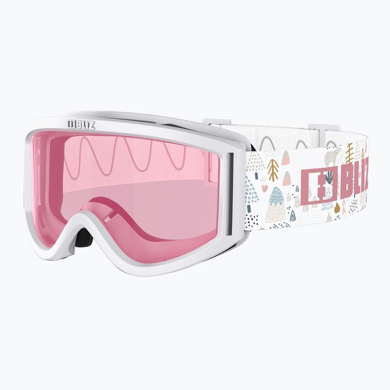 Ochelari de schi pentru copii Bliz Pixie Jr white/pink 3