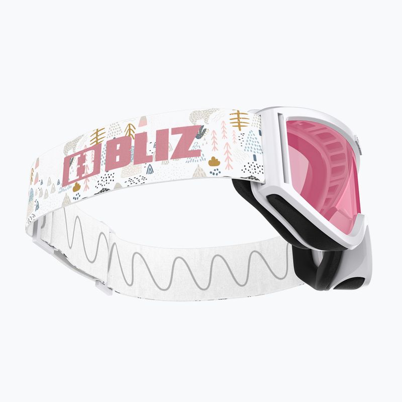 Ochelari de schi pentru copii Bliz Pixie Jr white/pink 4