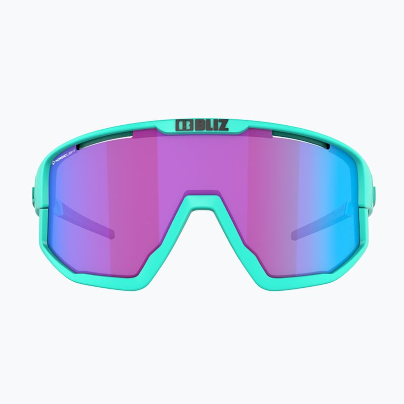 Bliz Fusion Nano Optics Nordic Light S2 ochelari de ciclism mat turcoaz/begonia/albastru violet multi 5