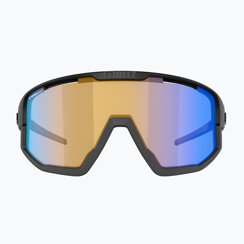 Bliz Vision Nano Optics Nordic Light S2 negru mat/coral deschis/albastru portocaliu ochelari de bicicletă multiplu 5