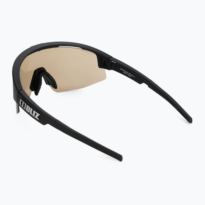 Bliz Matrix Nano Optics Photochromic S1-S3 negru mat / maro albastru multi 52104-13P ochelari de ciclism 2