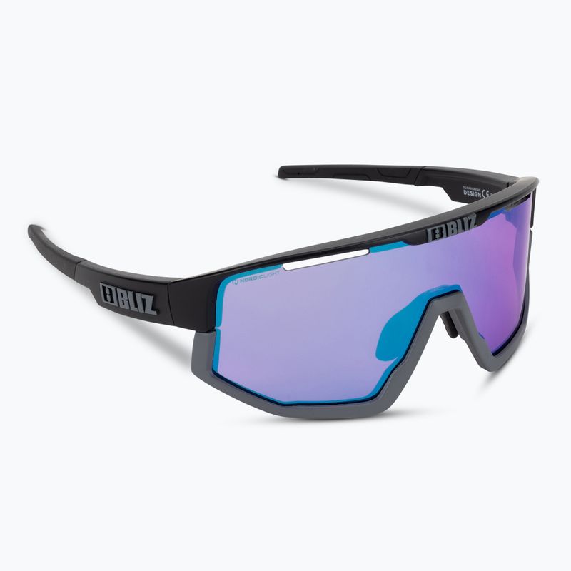 Ochelari de ciclism Bliz Fusion Nano Optics Nordic Light S2 negru mat/begonia/albastru violet multiplu 2