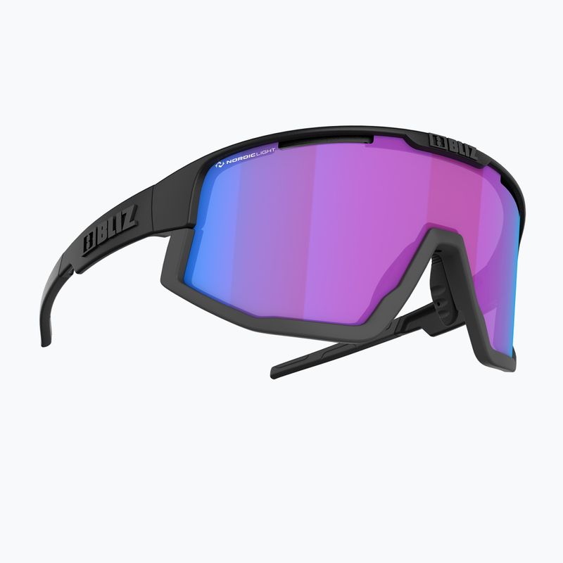 Ochelari de ciclism Bliz Fusion Nano Optics Nordic Light S2 negru mat/begonia/albastru violet multiplu 3