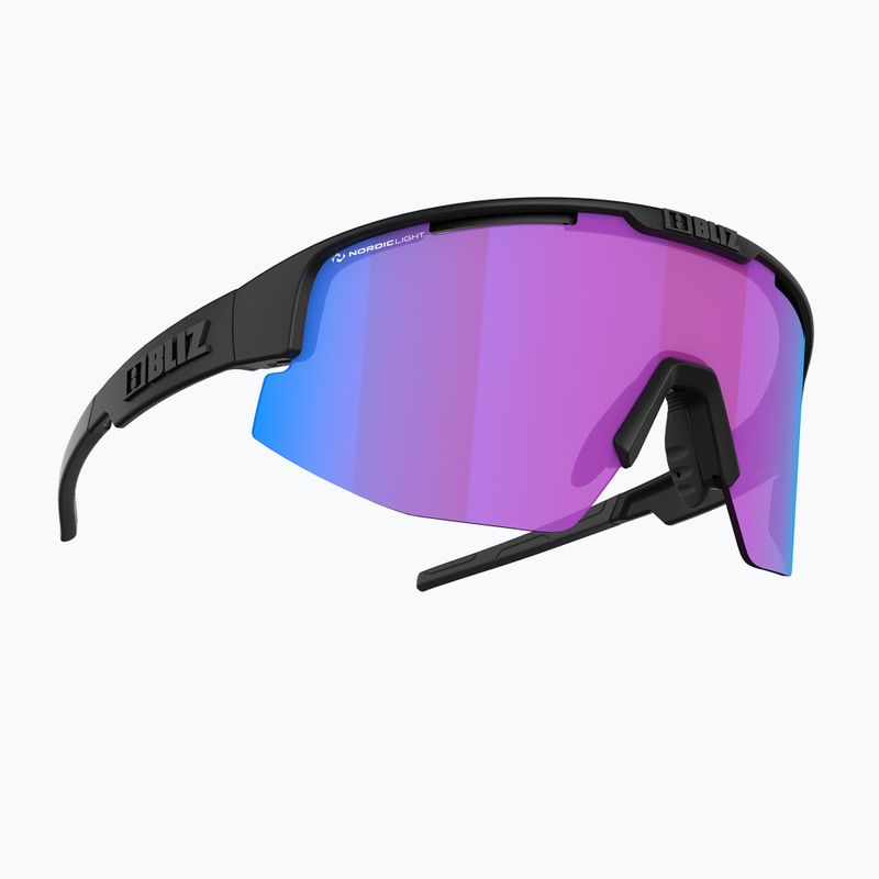 Bliz Matrix Small Nano Optics Nordic Light S2 ochelari de bicicletă negru mat/begonia/albastru violet multi 2