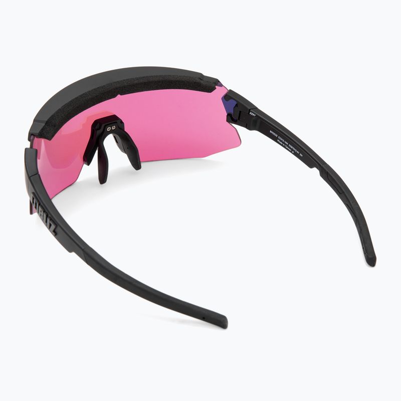 Ochelari de soare Bliz Breeze Small Nano Optics Nordic Light negru mat/begonia/albastru violet 3