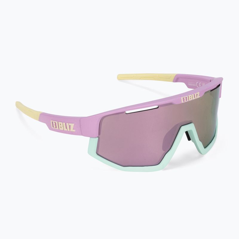 Ochelari de soare Bliz Fusion matt pastel purple yellow logo/brown pink multi 2