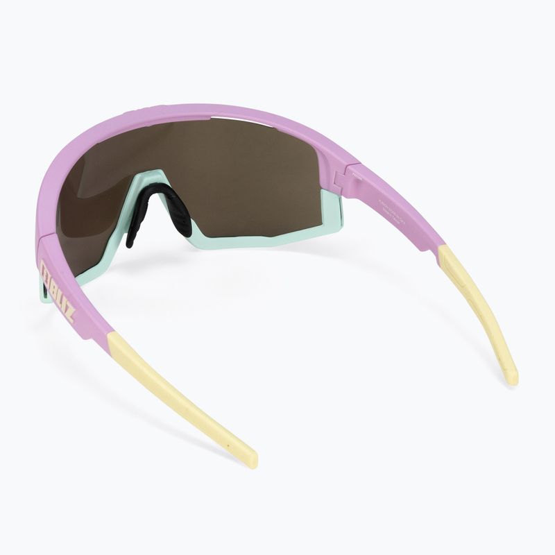 Ochelari de soare Bliz Fusion matt pastel purple yellow logo/brown pink multi 3