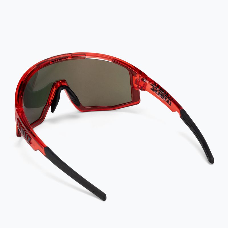 Ochelari de ciclism Bliz Fusion S3 transparent roșu / maro roșu roșu multi 52305-44 3