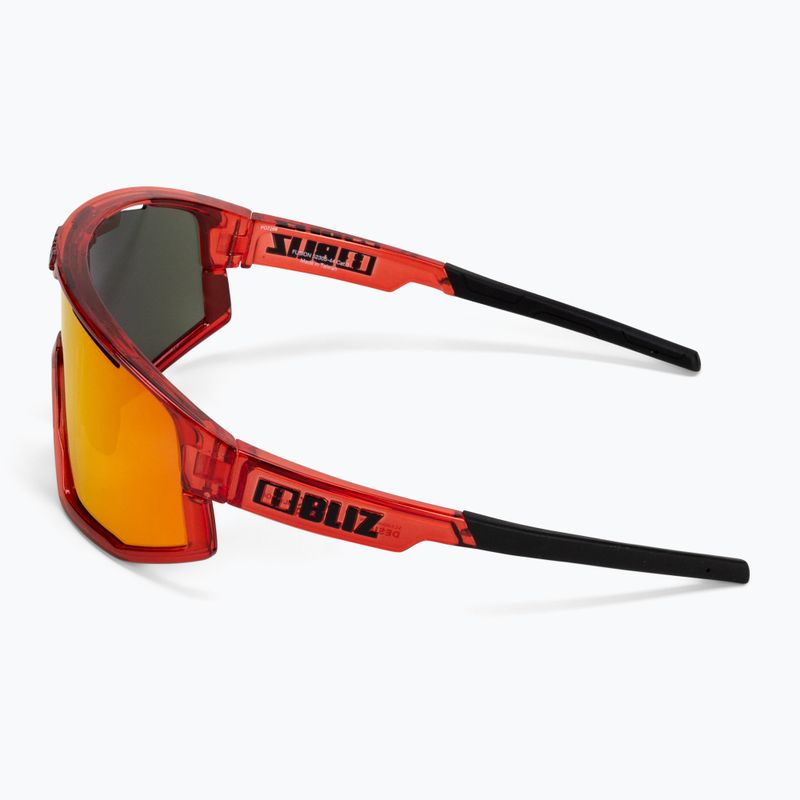 Ochelari de ciclism Bliz Fusion S3 transparent roșu / maro roșu roșu multi 52305-44 5