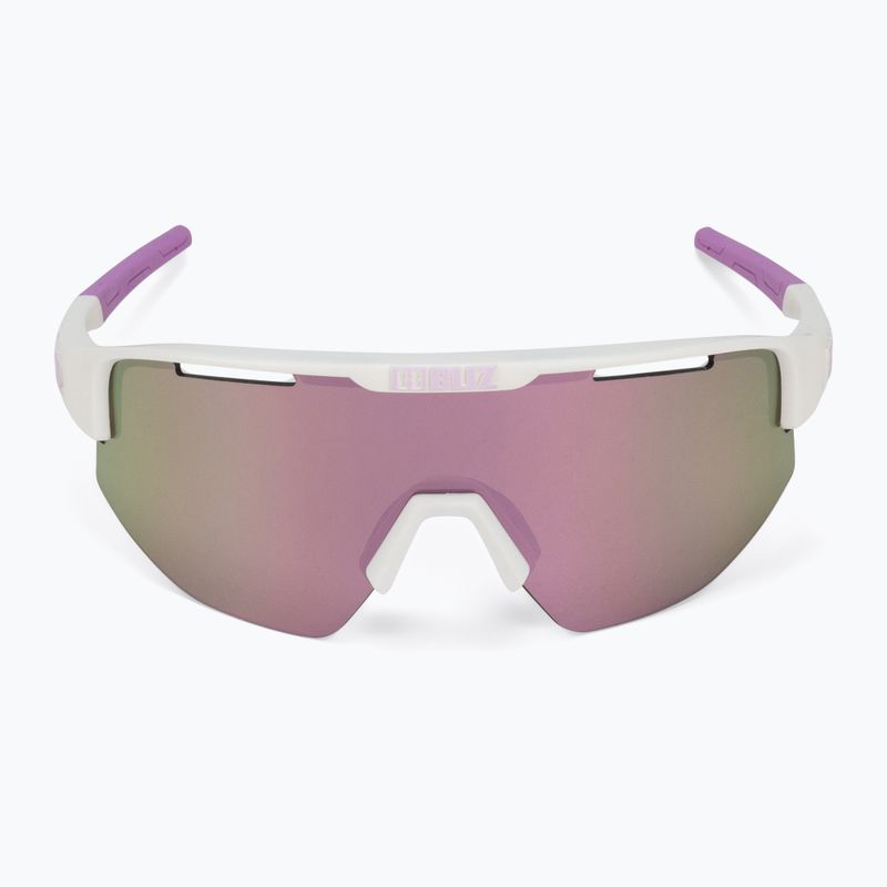 Ochelari de ciclism Bliz Matrix S3 mat alb violet mat cu logo / maro roz multi 52304-04 3
