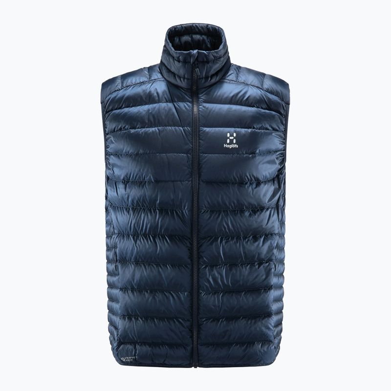 Pantaloni de drumeție pentru bărbați fără mâneci Haglöfs Roc Down albastru marin 604678