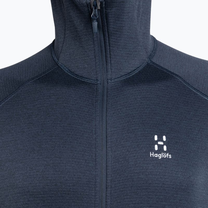 Tricou de trekking pentru bărbați Haglöfs Skuta Hood Hood albastru marin 605071 3