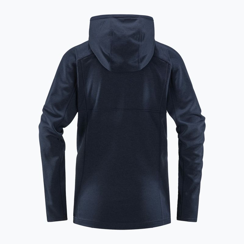 Hanorac de trekking pentru femei Haglöfs Skuta Hood Hood albastru marin 605072 2