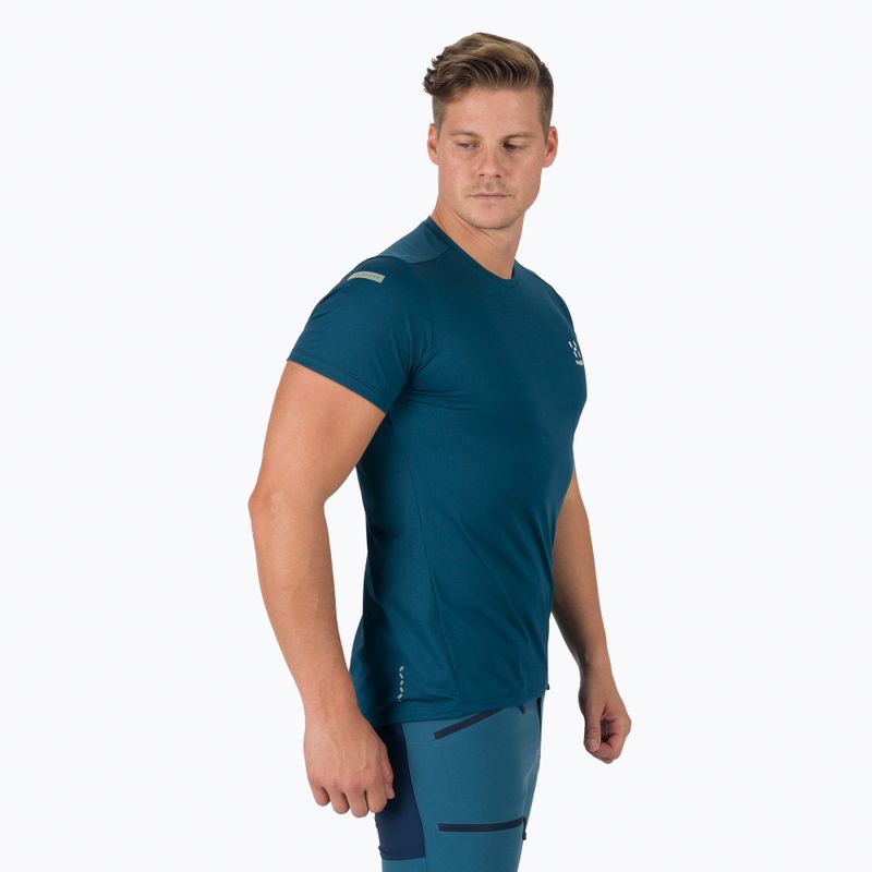 Tricou de trekking pentru bărbați Haglöfs L.I.M Tech Tee albastru închis 605226 3