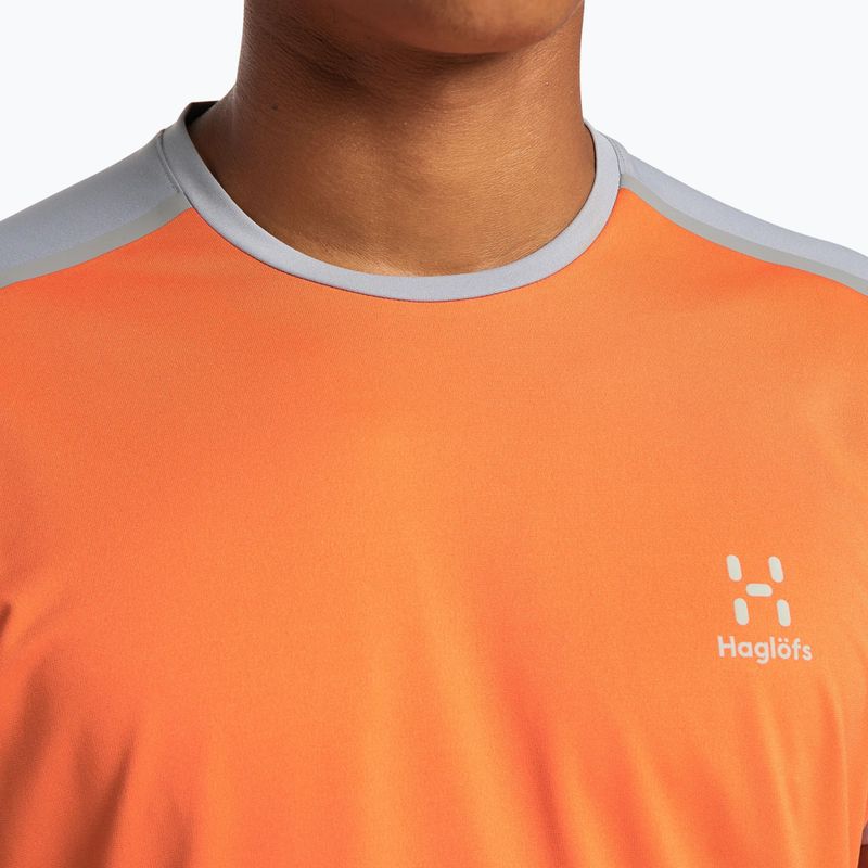 Tricou de trekking pentru bărbați Haglöfs L.I.M Tech Tee portocaliu 605226