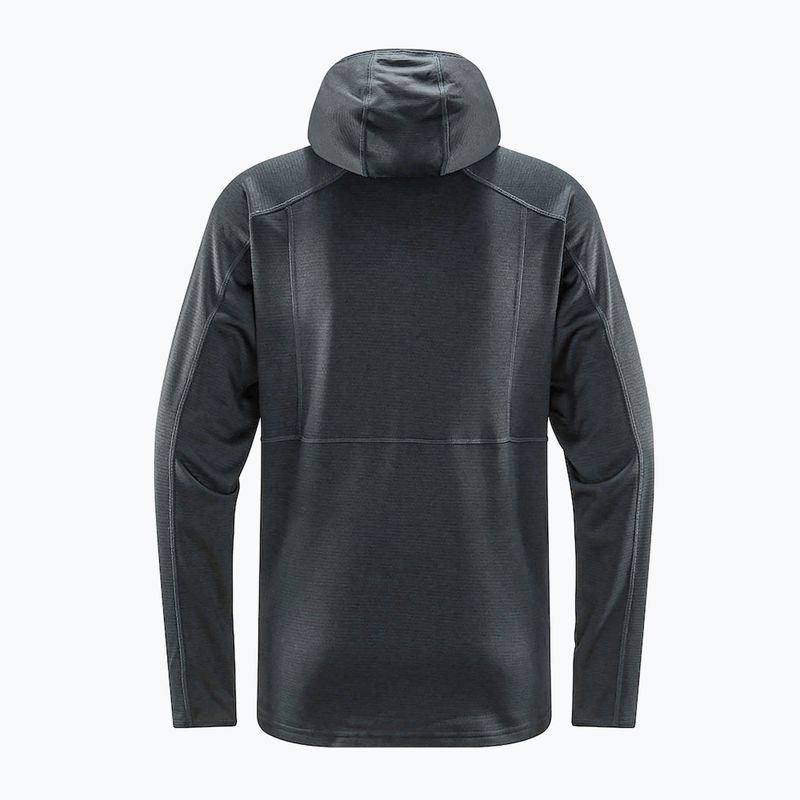 Tricou de trekking pentru bărbați Haglöfs Skuta Hood negru 605071 2