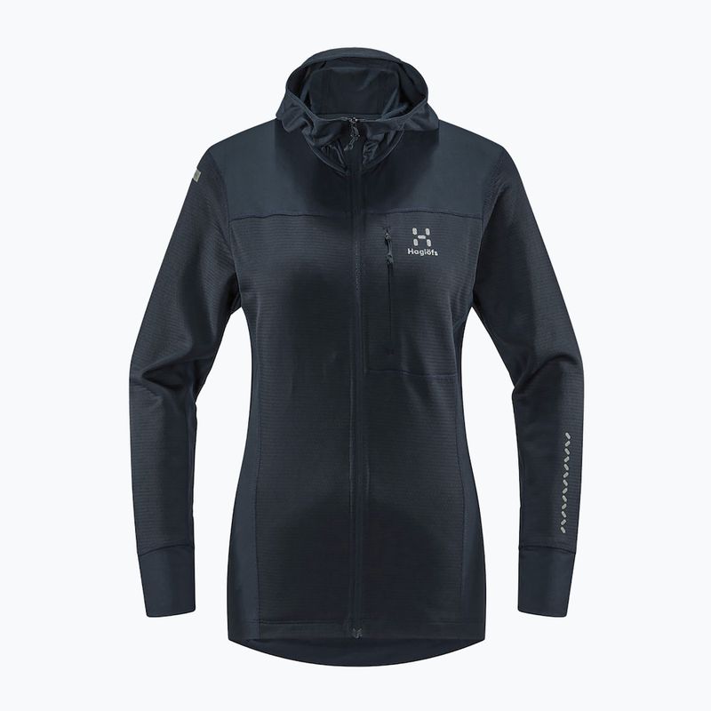 Hanorac din fleece pentru femei Haglöfs L.I.M Mid Multi Hood albastru 605371 7