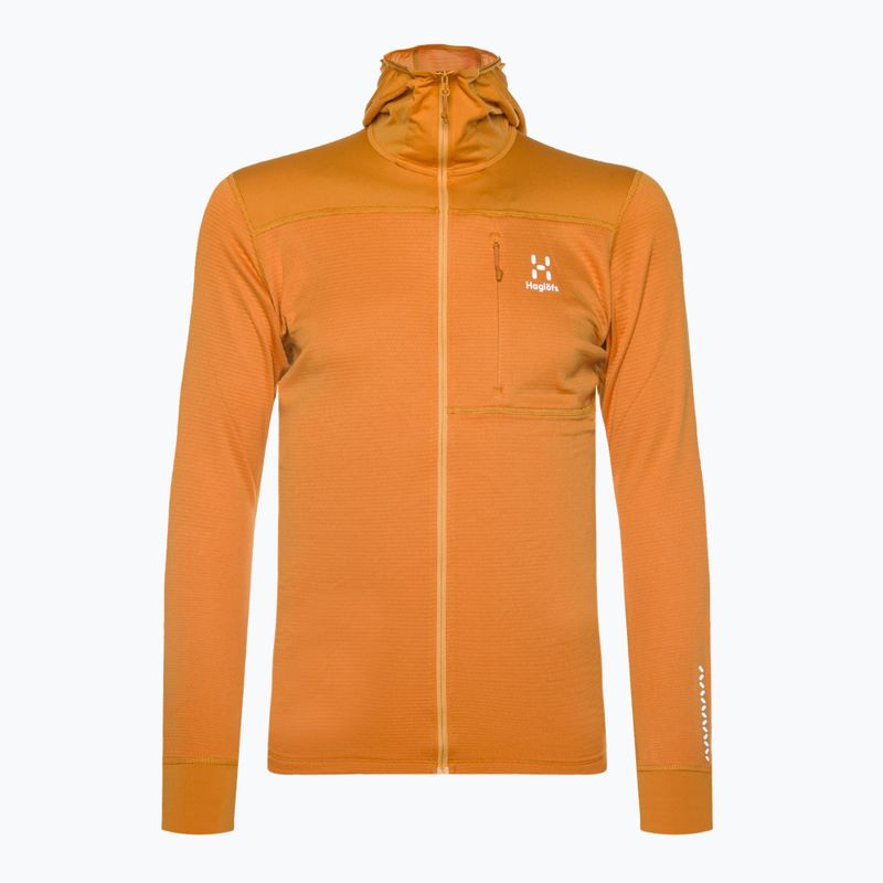 Bluză de trekking pentru bărbați Haglöfs L.I.M Mid Multi Hood galbenă 605370 4