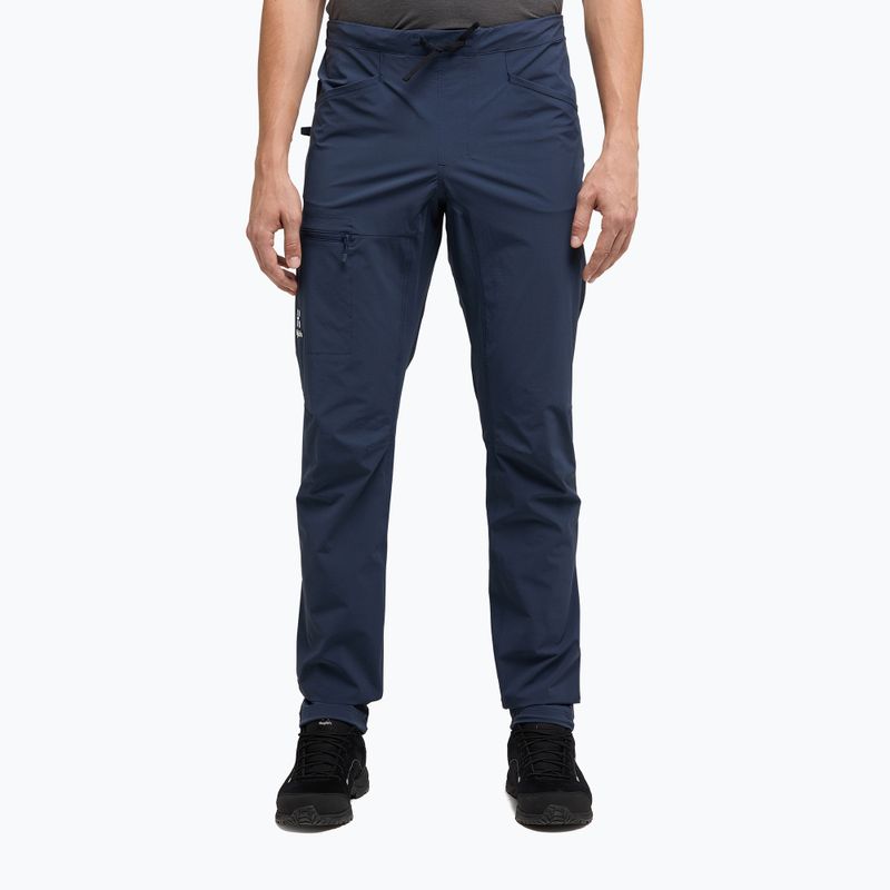 Pantaloni de cățărat pentru bărbați Haglöfs ROC Lite Slim albaștri 606025