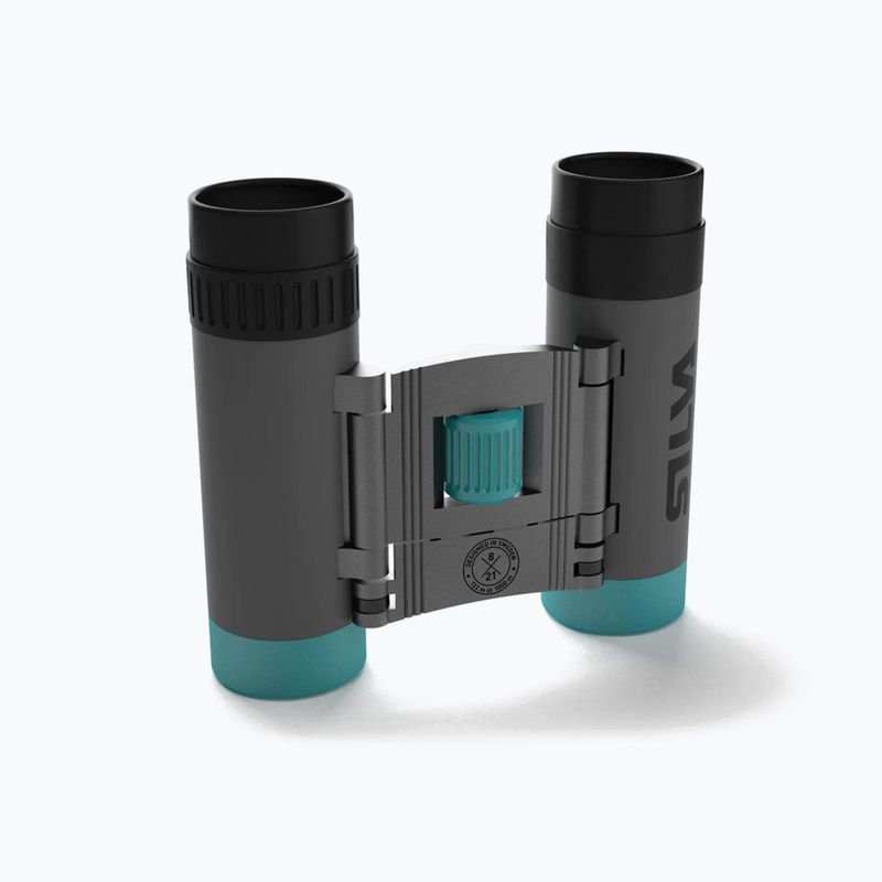 Binoclu Silva Binoculars Pocket 8X negru/gri/albastru