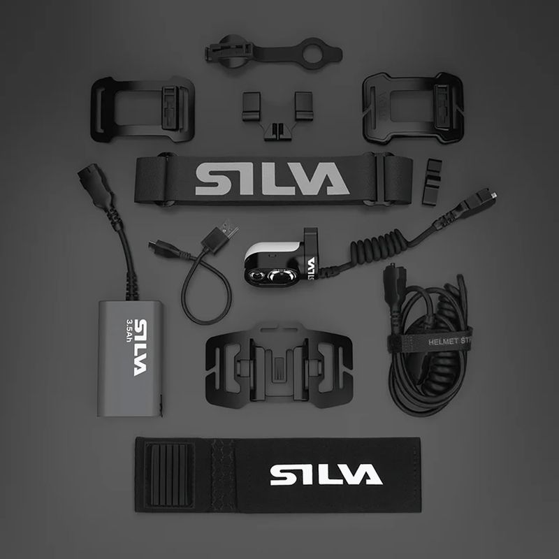 Lanternă frontală Silva Cross Trail 7XT negru 30