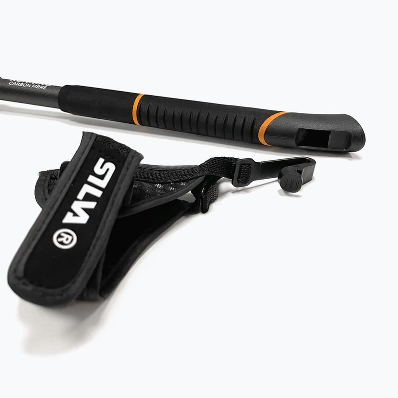 Curele pentru bețe de alergare Silva Running Poles Wrist black 3