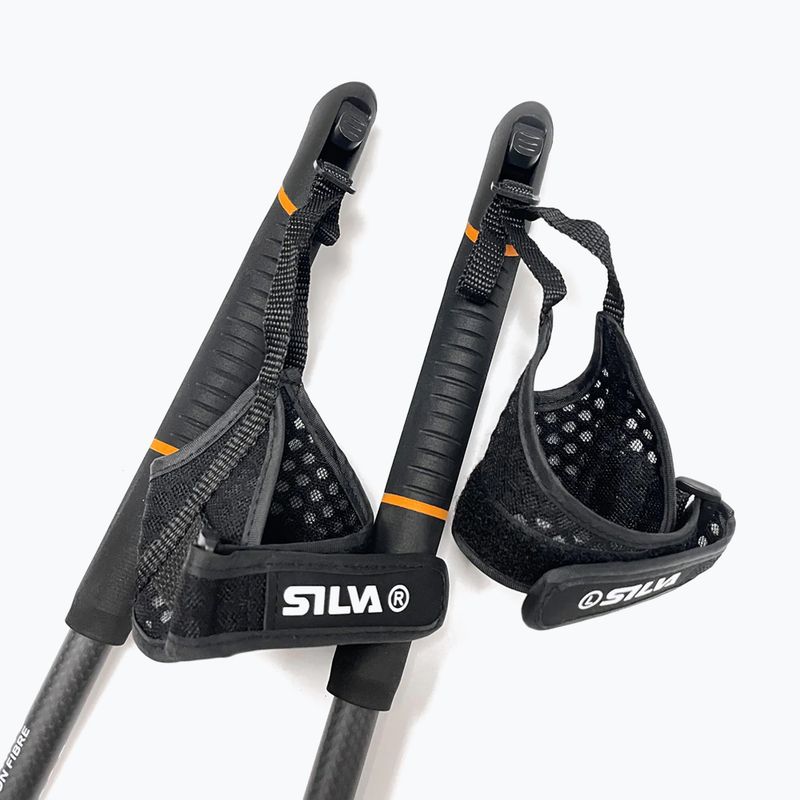 Curele pentru bețe de alergare Silva Running Poles Wrist black 5