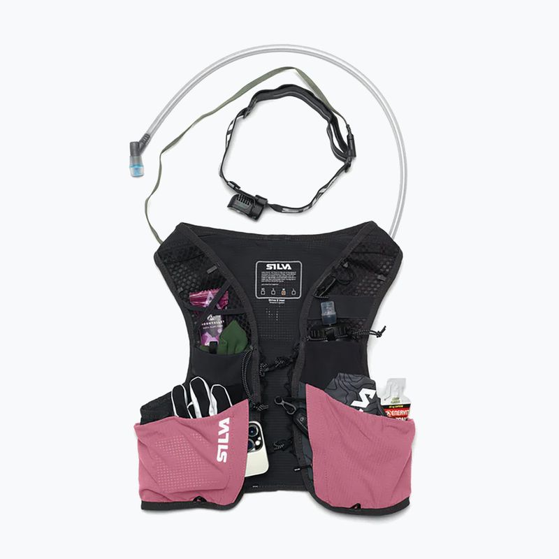 Vestă de alergare Silva Strive 5L Vest rose 7