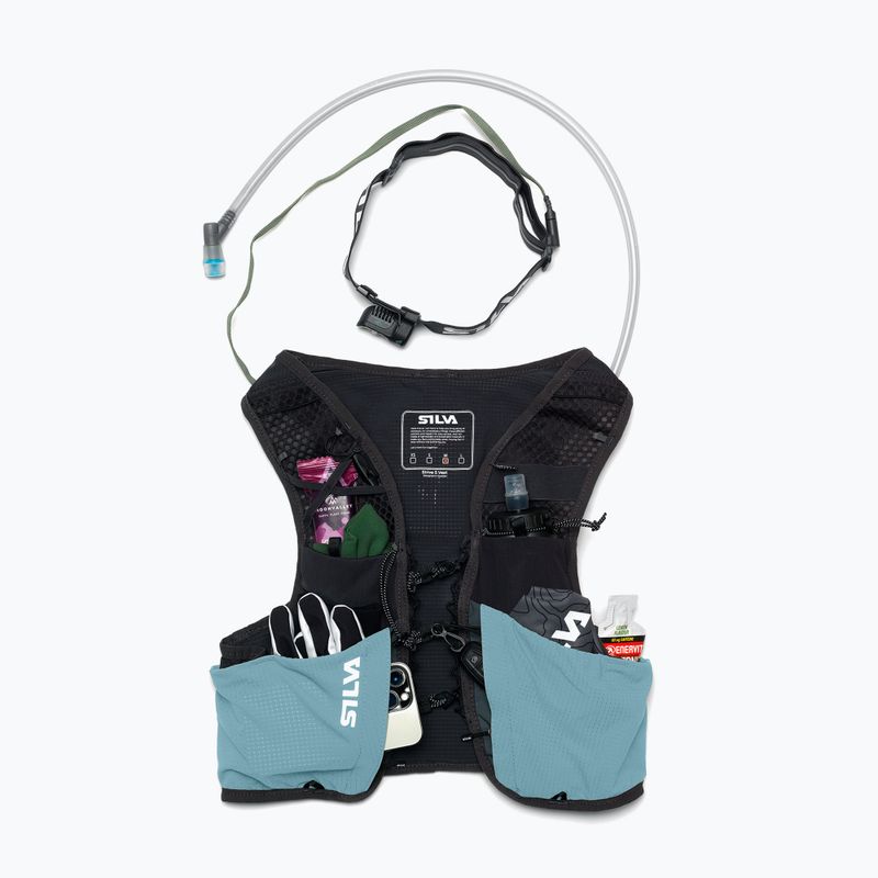 Vestă de alergare Silva Strive 10 blue 7