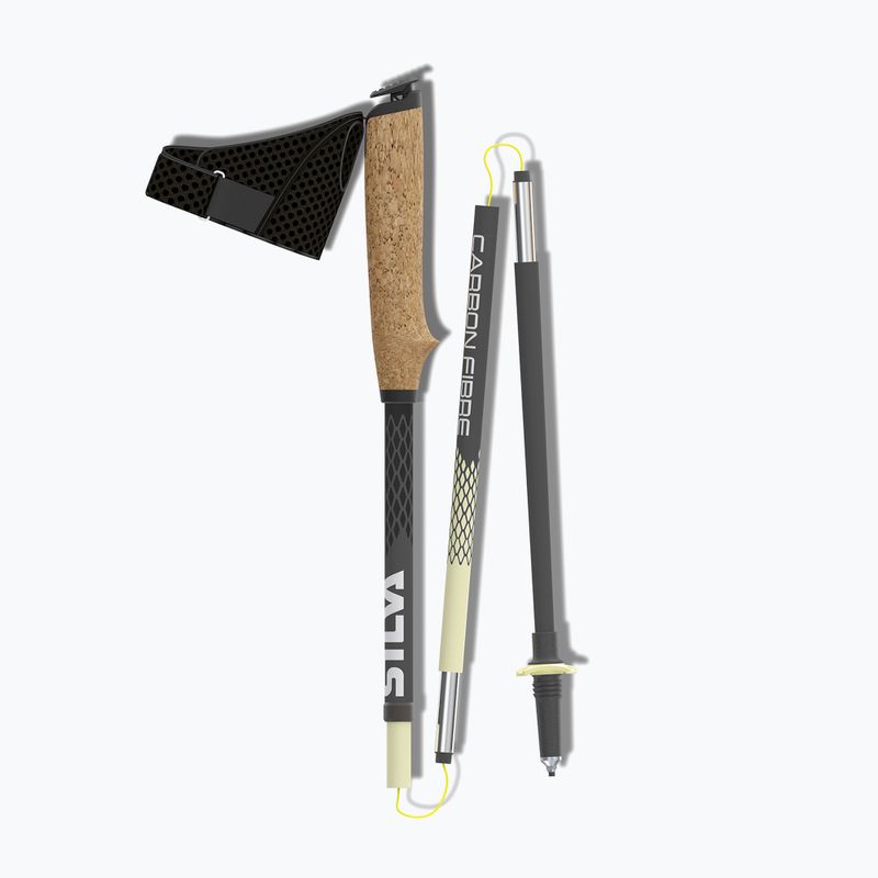 Bețe de alergare Silva Running Poles Carbon Z Fixed black 2