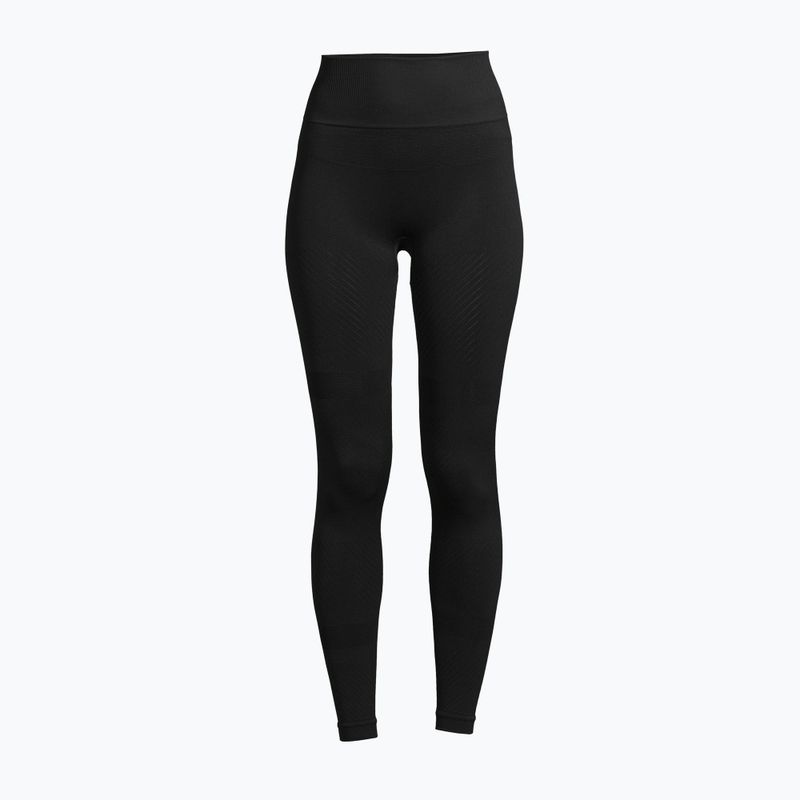 Casall Essential Block Seamless fără cusături cu talie înaltă pentru femei jambiere de antrenament negru 21514 5