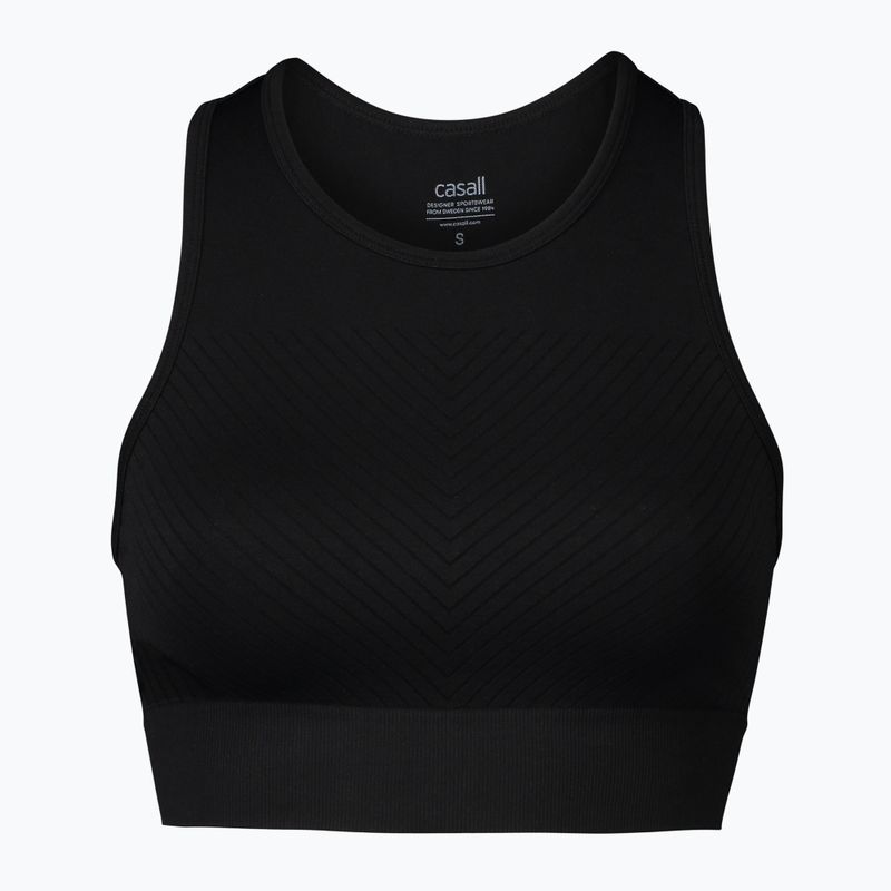 Casall Essential Block Seamless Sport top de antrenament pentru femei negru 22114 3