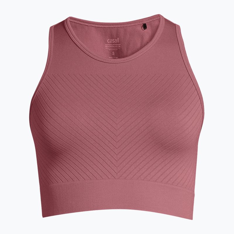 Casall Essential Block Seamless Sport top de antrenament pentru femei roz 22114 4