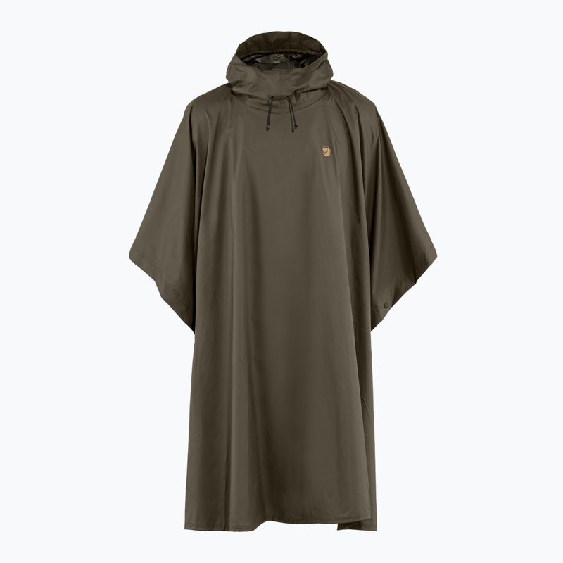 Pelerină de ploaie Fjällräven Poncho dark olive 7
