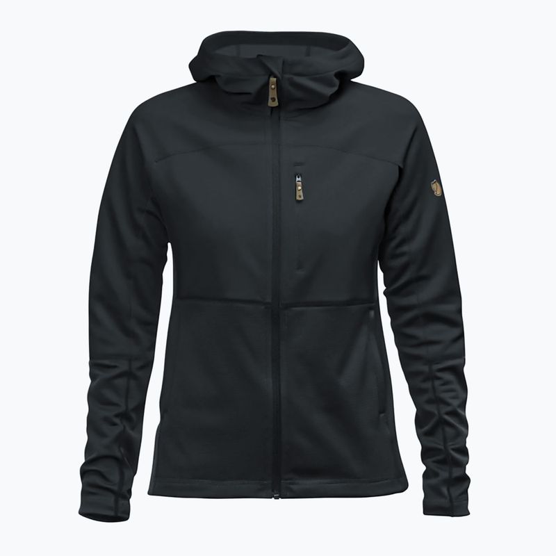 Pulover de trekking pentru femei Fjällräven Abisko Trail Fleece negru F89589 7