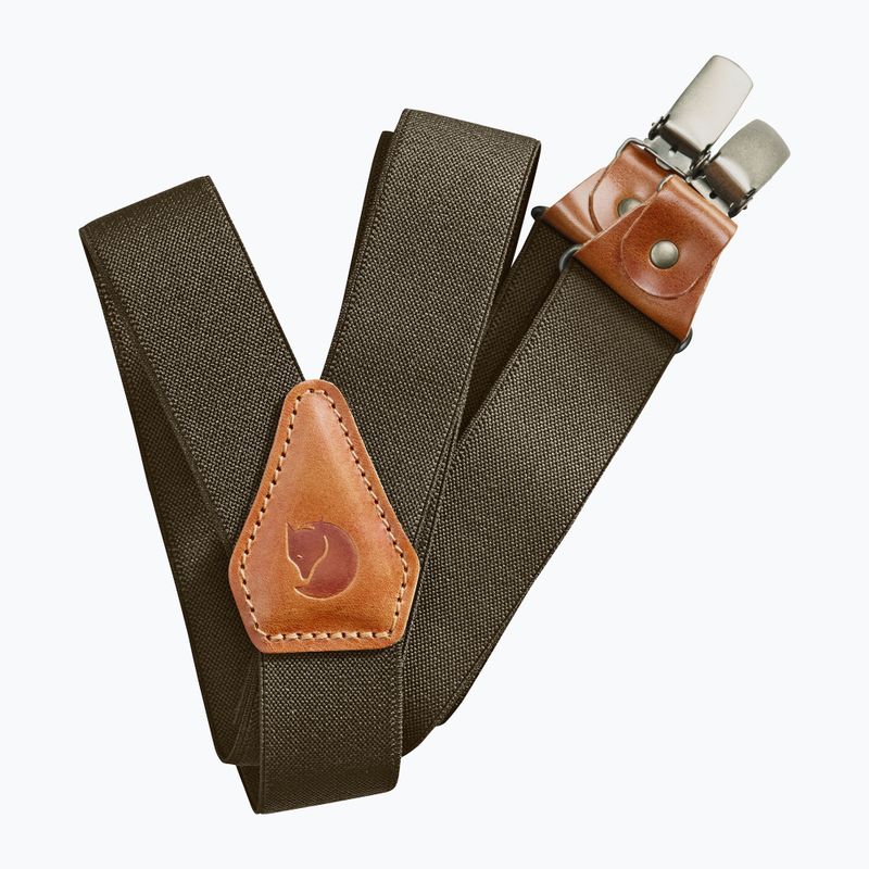 Bretele pentru pantaloni Fjällräven Singi Clip Suspenders dark olive 2