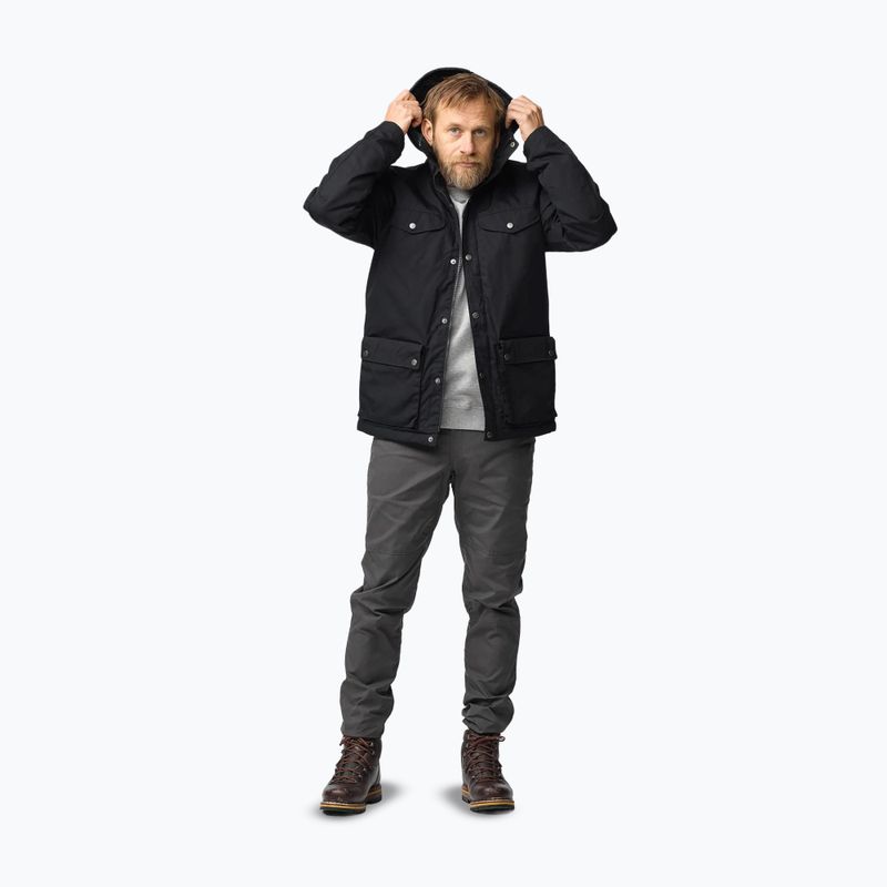 Geacă de vânt pentru bărbați Fjällräven Greenland Winter black 2