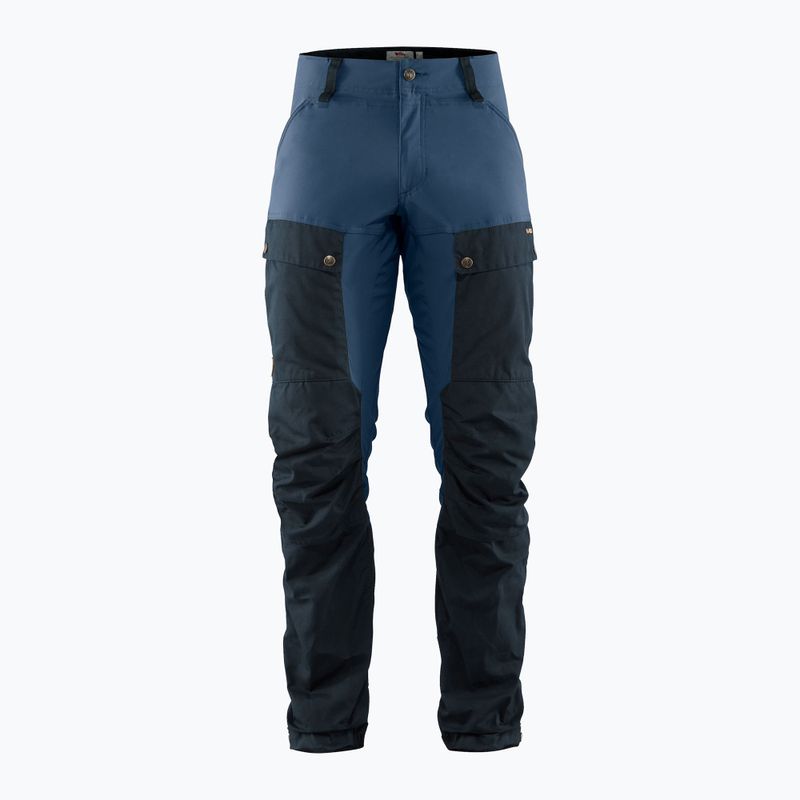 Pantaloni de trekking pentru bărbați Fjällräven Keb Trousers Reg albastru marin și negru F85656R 4