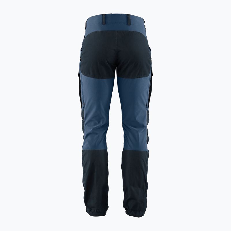 Pantaloni de trekking pentru bărbați Fjällräven Keb Trousers Reg albastru marin și negru F85656R 5