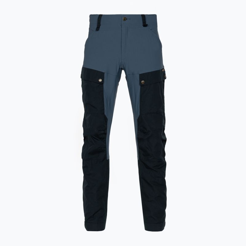 Pantaloni de trekking pentru bărbați Fjällräven Keb Trousers Reg albastru marin și negru F85656R
