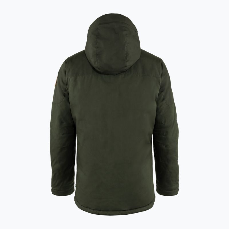 Geacă izolată pentru bărbați Fjällräven Skogsö Padded deep forest 2