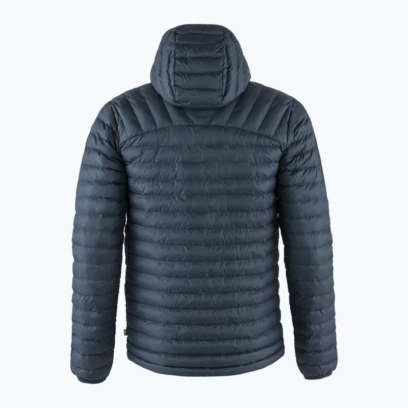 Geacă cu puf pentru bărbați  Fjällräven Expedition Lätt Hoodie navy 2