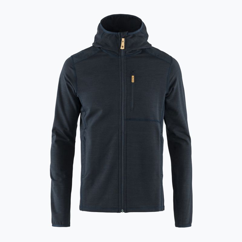 Hanorac de trekking pentru bărbați Fjällräven Keb Fleece Hoodie albastru marin F81878