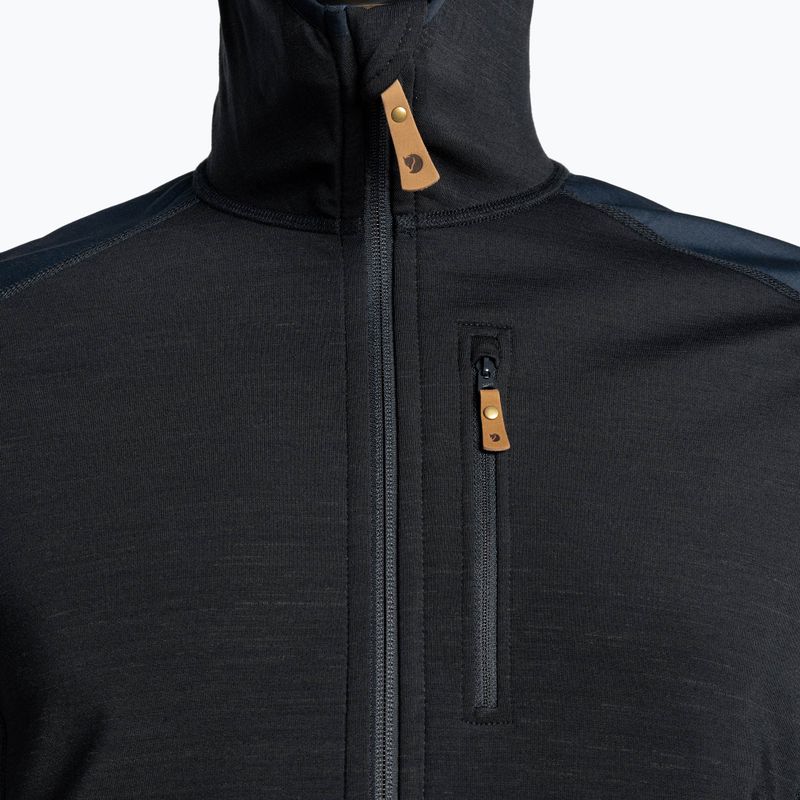 Hanorac de trekking pentru bărbați Fjällräven Keb Fleece Hoodie albastru marin F81878 3