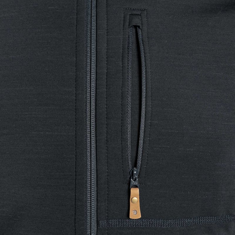 Hanorac de trekking pentru bărbați Fjällräven Keb Fleece Hoodie albastru marin F81878 4