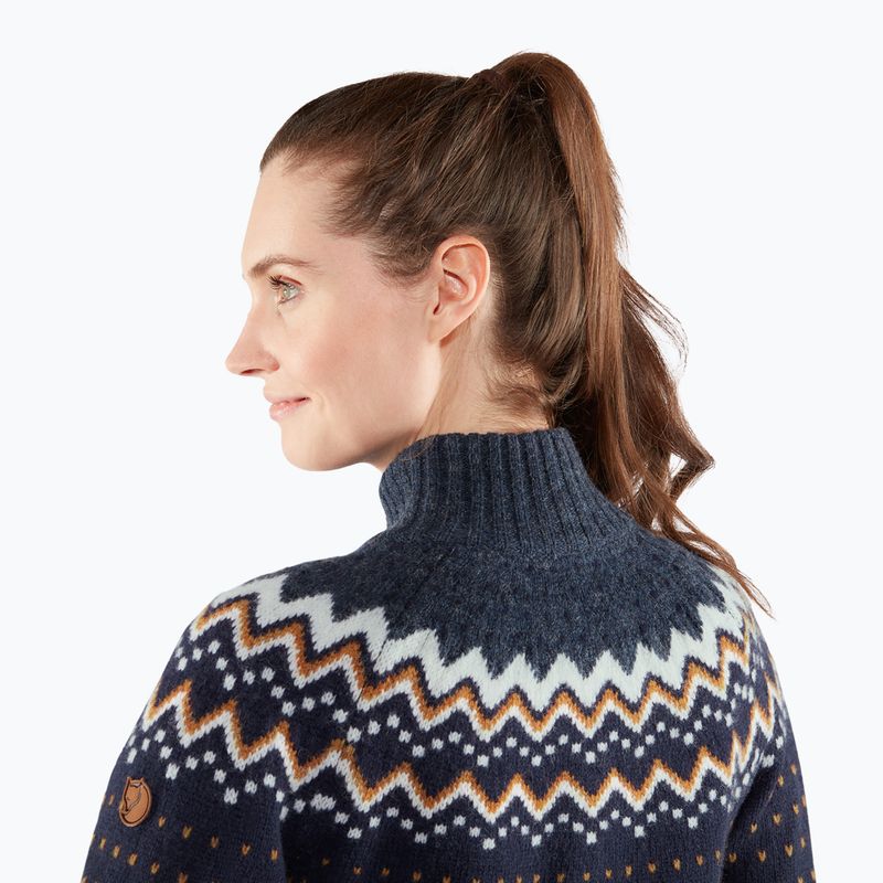 Pulover pentru femei Fjällräven Övik Knit Cardigan dark navy 7