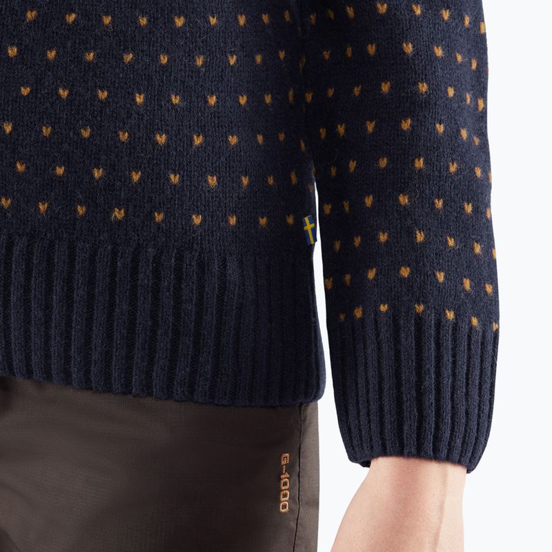 Pulover pentru femei Fjällräven Övik Knit Cardigan dark navy 8