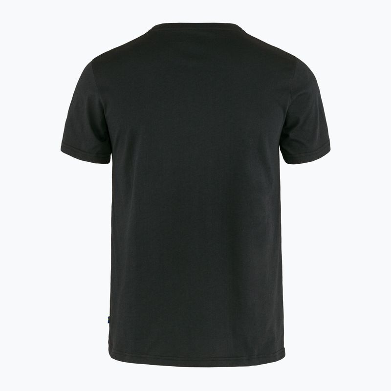 Tricou de trekking pentru bărbați Fjällräven Logo negru F87310 2