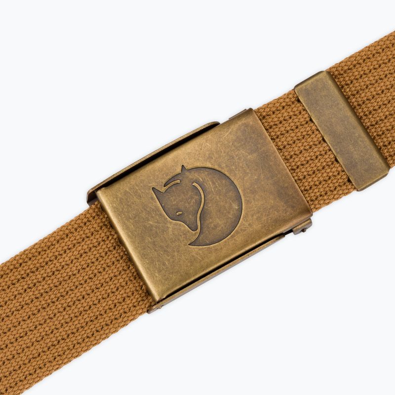 Fjällräven Canvas Brass Belt maro F77297 2